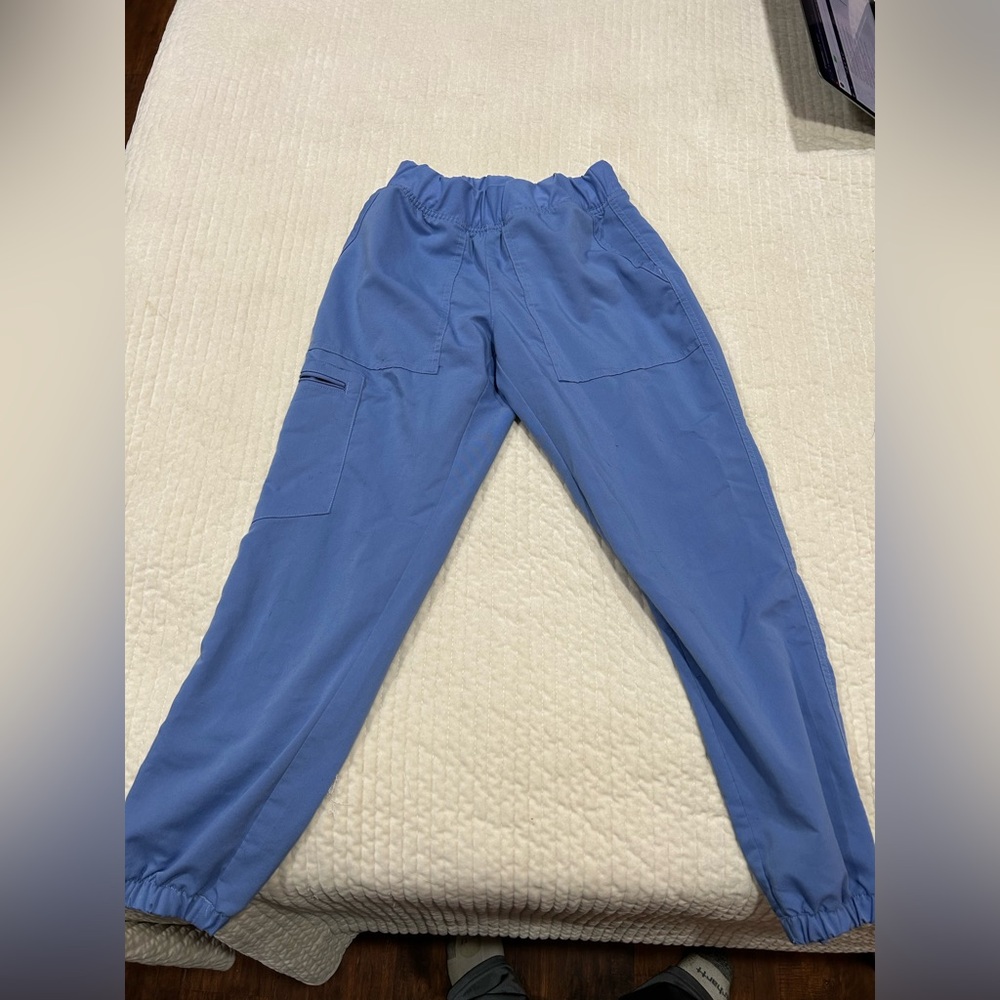 Powder Blue Scrubology Jogger Bottoms
